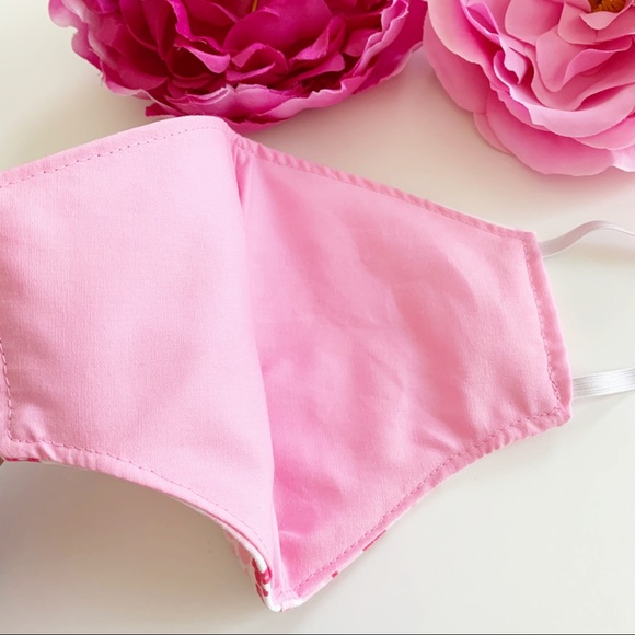 3 for $25 Triple Layer Handmade Face Mask floral - Picture 3 of 4